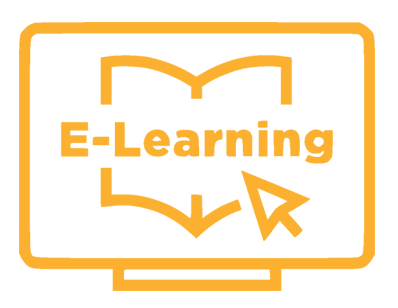 A Yellow Square On A White Background For E Learning Services Hyderabad.